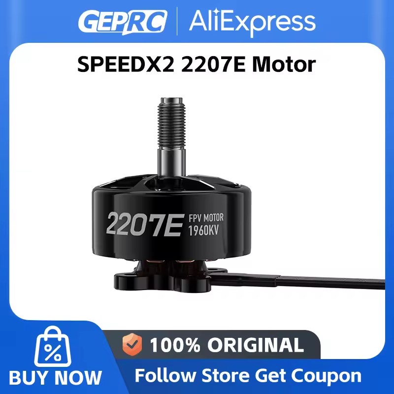 GEPRC SPEEDX2 1/2/4 Uds 2207E  - Foxeer Reaper F4 128K 65A Esc reseña y precio