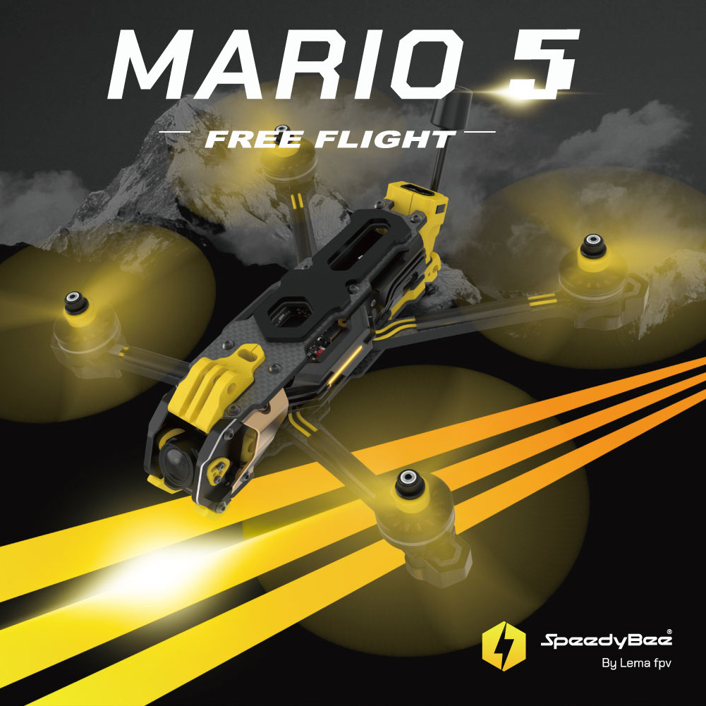 SpeedyBee Mario 5 Frame 5 pulg - Radiomaster Ranger 2.4Ghz Elrs Module reseña y precio